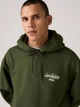 Худи утепленное мужское Levi`s 489782083 L Зеленое (1159864619) - изображение 3