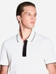 Поло длинное мужское Armani Exchange 63342007 2XL Белое (1159864616) - изображение 4