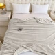 Покривало велюрове однотонне Comfort (світло-сіре) 200х230 см - изображение 2
