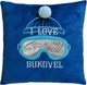 Подушка декоративна Tigres I love Bukovel 33 см (ПД-0480) - зображення 1