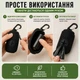 Диспенсер для пакетов для уборки за собакой с карабином, контейнер для гигиенических пакетов, держатель пакетов для выгула домашних животных, черный (137979366) - изображение 4