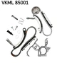 Комплект (шків, ланцюг) SKF VKML85001 Opel Zafira, Vectra, Astra, Frontera, Omega 24418171, 24418172, 5636352 - изображение 1