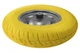 Колесо поліуретанове MASTERTOOL PU 4.0х8 Ø 40 см металевий диск підшипник 79-9828 - изображение 2