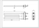 Тен для стиральной машины Samsung DC47-00006M TPD 180-SG-1900 Kawai L=180mm 1900W (керамический) - изображение 4