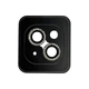 Защитное стекло на камеру iPhone 15 / iPhone 15 Plus Diamond Lens серебристый с камешками (ЕС-2190I15S) - изображение 2