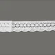 Кружево хлопковое (льон) белое арт. 4493 ширина 30 мм (1м) - изображение 1