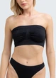 Жіночий безшовний топ з мікрофібри Giulia BANDO L/XL Black, топ бандо, без бретелей - зображення 7
