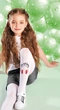 Дитячі колготи з малюнком Giulia KERRY 80 (4) 104/110 White-bianco, поліамідні колготки 80 den, з принтом - зображення 2