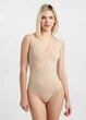 Жіноче коригуюче боді з мікрофібри Giulia BODY SLIP SHAPEWEAR XXL Beige-light nude - зображення 1