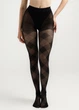 Жіночі фантазійні колготки з геометричним візерунком Giulia TWIST 40 (2) 3 Black-nero, 40 DEN, геометричний принт - зображення 2