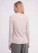Жіночий лонгслів в рубчик Giulia MOSSLINES 7003/150 M Beige-almond melange - зображення 6