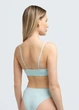 Безшовний топ в рубчик на тонких бретелях Giulia CAMI TOP RIB L/XL Green-mint - изображение 5