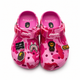 Крокси Crocs Bape рожеві унісекс 38-39 на стопу 24 см гумові сабо з ремінцем, вентиляційними отворами та джибітсами - зображення 6