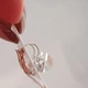 Сережки з кристалом Swarovski | Родієве покриття - изображение 2