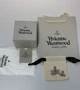 Vivienne Westwood сережки жіночі білого кольору на подарунок у брендовій коробці - изображение 4