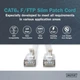 Патч-корд DIGITUS CAT 6a F-FTP Sliim, 5 м, AWG 32/7, Cu, LSZH, сірий - изображение 2