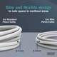 Патч-корд DIGITUS CAT 6a F-FTP Sliim, 5 м, AWG 32/7, Cu, LSZH, сірий - изображение 4