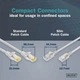 Патч-корд DIGITUS CAT 6a F-FTP Sliim, 5 м, AWG 32/7, Cu, LSZH, сірий - изображение 6