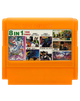 Збірник Ігор RMC Famicom Dendy 8 in 1 YH802 Contra 2, Saint Seiya, Final Mission, Kage, DD 3, Silk Worm, Guerrilla War, Solbrain 90х TV Game Англійська Версія Тільки Картридж Б/У - зображення 1