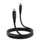 Кабель Proove Soft Silicone Type-C to Lightning 27W (1m) black - изображение 1