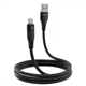 Кабель Proove Soft Silicone USB to Lightning 2.4A (1m) black - зображення 1