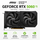 Видеокарта MSI NVIDIA GeForce RTX 5060 Ti SHADOW 2X OC PLUS BULK 16GB GDDR7 28000 MHz 2617 MHz Black - изображение 2