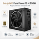 Блок питания be quiet! Pure Power 13 M 550W 80 Plus Gold вентилятор 120 мм Black (BP024EU) - изображение 2