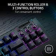 Razer Клавіатура механічна Razer BlackWidow V4 TKL HyperSpeed, 87key, Orange Switch Gen-3, USB-A/WL/BT, EN, RGB, чорний - изображение 5