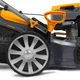 Бензиновая газонокосилка Powermat PM0614 7 л.с. 60 л с мульчированием самоходная с регулировкой высоты держатель для напитков - изображение 4