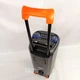 Колонка портативная Bluetooth караоке 40Вт с микрофоном, аккумуляторная аудиосистема PartyBox 2×8 дюймов с RGB подсветки и FM-радио, с телескопической ручкой и колесами для дома, праздников и пикников, TTD-2821 - изображение 9