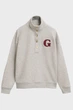Жіноча світло-сіра спортивна кофта G BADGE HALF BUTTON UP Gant XS 4202552 - изображение 5