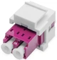 Модуль DIGITUS Keystone LC/LC duplex, MM OM4 - изображение 1