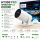 HY300 PRO Проектор 4K Android 11 / 200 ANSI люмен / Wi-Fi + BT 5.0 / Экран до 130 дюймов / Портативный - изображение 1