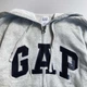 Худі кофта толстовка чоловіча GAP zip hoodie Grey 218871731 розмір XL - изображение 2