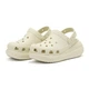 Сабо крокси шльопанці жіночі Crocs Classic Crush Clog розмір EUR 42-43, US M9W11,27 см Bone Слонова кістка - изображение 2