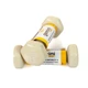 Гантели для фитнеса с виниловым покрытием Gemini Sport GSD-0.5MILK 2 шт, по 0.5 кг, бежевые - изображение 1