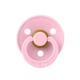 Соска пустушка Bibs Colour round 0-6 міс baby pink - зображення 1