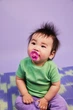 Соска пустушка Bibs 0-6 міс Boheme natural rubber кругла Bubblegum - зображення 3
