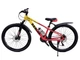 Велосипед CrossBike Roblox 26" 13" Жовтий-Червоний - изображение 2