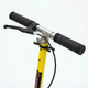 Самокат двухколесный складной с светящимися колесами 200мм Scooter 5252 Yellow - изображение 7