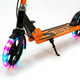 Самокат двухколесный складной с светящимися колесами 200мм Scooter 5252 Orange - изображение 8