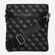 Сумка-планшет через плечо мужская Guess Berlin Crossbody Flat HMBENP-P6123-DAB Dark Black (7621235331252) - изображение 3