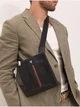 Сумка планшет через плечо мужская Guess Torino Crossbody Flat HMTOCS-P6123-BLA Black (7621235332129) - изображение 2