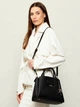 Сумка кросс-боди через плечо женская Guess Isola 3 Comp Satchel HWBG99-05060-BLA Black (198659031015) - изображение 3