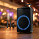 Портативная колонка ZXX-7676 с Bluetooth, TWS, FM, USB, SD, REC, 2 микрофонами и пультом ДУ - изображение 1