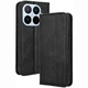 Чохол-книжка Deexe Retro Style для Xiaomi 17T Pro - Black - зображення 1