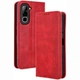 Чохол-книжка Deexe Retro Style для Infinix Hot 70 - Red - зображення 1