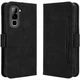 Чехол-книжка с карманами Deexe Wallet Stand для Infinix Hot 70 - Black - изображение 1
