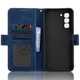 Чохол-книжка з кишеньками Deexe Wallet Stand для Infinix Hot 70 - Blue - зображення 4
