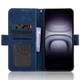 Чохол-книжка з кишеньками Deexe Wallet Stand для Infinix Hot 70 - Blue - зображення 5